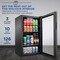 Ivation Beverage Refrigerator Ultra Cool Mini Fridge Beer, Juice Cooler for Home & Office - Black